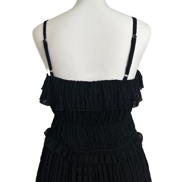 ⭐️& MERCI - BLACK TIERED CHIFFON MAXI DRESS⭐️ - Picture 5 of 6